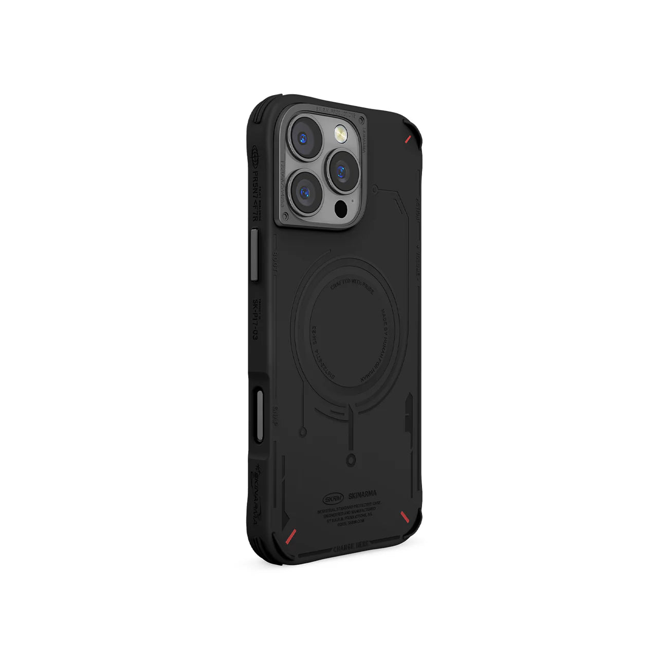 SkinArma iPhone 16 Pro Max Mecha MagSafe Case | Black SkinArma iPhone 16 Pro Max Mecha MagSafe Case | Black